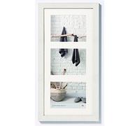 walther design cornice bianco polare 3x 13x18 cm galleria con passe-partout, Home Cornice in legno HO338V