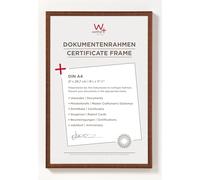 walther design Cornice Bronzo 21 x 29,7 cm (DIN A4) Nuovo Stile di Vita Cornice in plastica KV130J