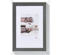walther design Cornice Grigia 20 x 30 cm con Bordo Esterno Argento, Cornice Design Bohémien EN030D