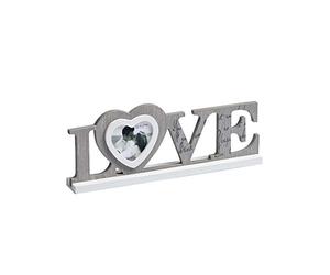 walther design Cornice Grigia 9 x 9 cm Love Cornice per Ritratto in Legno YF199D