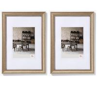 walther design Cornice in Acciaio 10 x 15 cm Cornice Lounge Design JA015D (Confezione da 2)