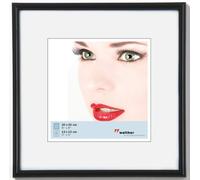walther design cornice nera 20 x 20 cm Galeria cornice in plastica KB220H