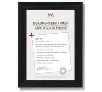walther design Cornice Nera 21 x 29,7 cm (DIN A4) Home Cornice in Legno HO130B
