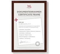 walther design cornice noce 21 x 29,7 cm (DIN A4) Cornice portadocumenti Peppers Cornice in legno BP130N