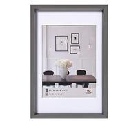 walther design cornice portafoto design acciaio 13 x 18 cm con passe-partout, cornice in plastica Steel Style ES318D