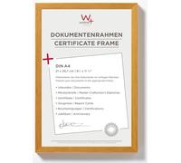 walther design Cornice Rovere 21 x 29,7 cm (DIN A4) Cornice Portadocumenti Peppers Cornice in Legno BP130E