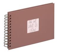 walther design Fun SA-109-MM - Album a spirale, 23 x 17 cm, colore: caffè (Mocha Mousse)