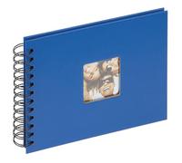 walther design Fun SA-109-Z Album fotografico con rilegatura a spirale, da 23 x 17 cm, colore blu reale