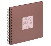 walther design Fun SA-110-MM - Album a spirale, 30 x 30 cm, colore: caffè (Mocha Mousse)