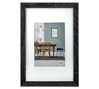walther design grigio scuro 60 x 80 cm con passe-partout, cornice in legno Fiorito EF080D