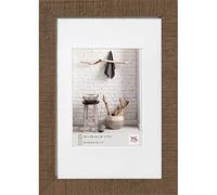 walther design marrone 10 x 15 cm con passe-partout, Cornice in legno per la casa HO015P