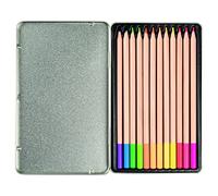 walther design Matite Colorate NEON Colored12 Matite in Scatola di Metallo luminous-neon, PIMP E CREATE PC300N