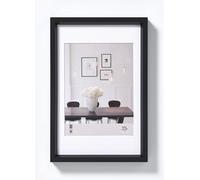 walther design Portafoto nero 10 x 15 cm con supporto, cornice in plastica stile acciaio ES015B