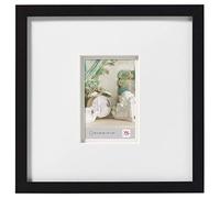 walther design nera 30 x 30 cm con doppio passe-partout Cornice in legno di Stoccolma EA333B