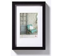 walther design Nero 50 x 70 cm Vero Vetro Cornice in Legno di Stoccolma EA070B