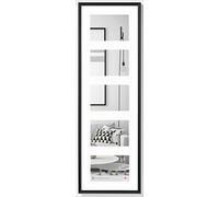 walther design nero 5X 10x15 cm galleria con passe-partout, cornice plastica Galeria KB515H