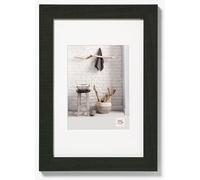 walther design Nero 60 x 90 cm con passe-partout, Cornice Home in Legno HO090B