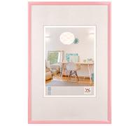 walther design New Lifestyle KV130Q - Cornice in materiale plastico, 21 x 29.7 cm (DIN A4), rosa
