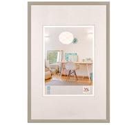 walther design New Lifestyle KV824T - Cornice in materiale plastico, 18 x 24 cm, grigio