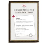 walther design noce 21 x 29,7 cm (DIN A4) con bordo interno dorato, Cornice Smell design JD130N