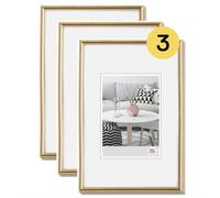 walther design oro 20 x 30 cm confezione da 3, cornice in plastica Galeria KG030H3