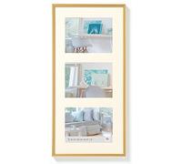 walther design Oro 3X 15x20 cm Galleria con passe-partout, Cornice in plastica New Lifestyle KV320G