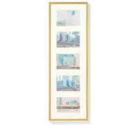 walther design oro 5X 10x15 cm galleria con passe-partout, cornice in plastica New Lifestyle KV515G
