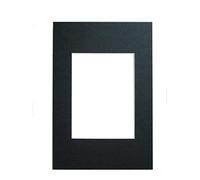 walther design passe-partouts Nero per Dimensioni Cornice: 24 x 30 cm, Dimensioni Immagine: 15 x 20 cm passepartouts PA430B