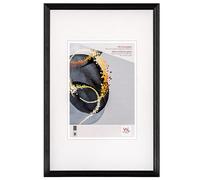 walther design Select HSX030B - Cornice in legno, con vetro sintetico, 20 x 30 cm, nero