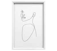 walther design Silhouette NW030W - Cornice portafoto, bianco, 20 x 30 cm