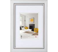 walther design Cornice Argento 10 x 15 cm con Bordo Interno Argento Cornice Metro Design LO015S
