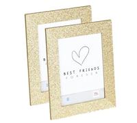 walther design Twinkle IT520GD - Cornice portafoto, 15 x 20 cm, confezione da 2, oro