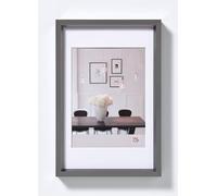 walther designCornice per quadri in acciaio 40 x 60 cm con passe-partout, cornice in plastica Steel Style ES460D