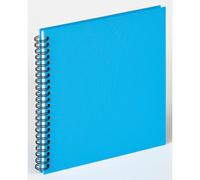 Walther Album Fotografico Fun Blu Oceano 30x30cm 50 Pagine Bianche A Spirale Sa-