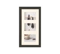 walther + design Home Cornice Galleria in Legno 3x 13x18 cm NERO - 430848