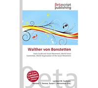 Walther von Bonstetten: Swiss Guide and Scout Movement, World Scout Committee, World Organization of the Scout Movement