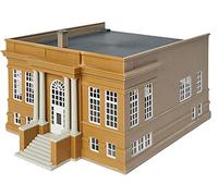 Walthers Cornerstone HO - Kit per biblioteca pubblica, 8-1/2 x 6-1/2 x 4-3/4" 21,5 x 16,5 x 12 cm