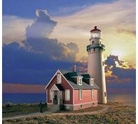 Walthers Cornerstone Ho Scala Modello Rocky Point Faro 1:87 Ho, Colore Nero, 72 Milliliters, 86518