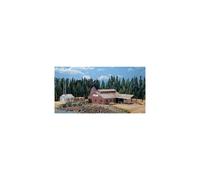 Walthers Cornerstone N Scale Model 174 Brown Scale Mountain Lumber Chevron Sawmill - Bausatz (933-3236) Klein