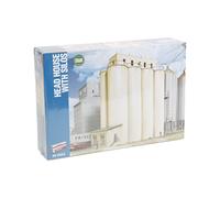Walthers HO Scale Cornerstone Series174 Modern Grain Series Kits Head House con silos 9-1/2 x 5 x 11 24,1 x 12,7 x 27,9 cm