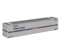 Walthers, INC. Recipiente assemblato Nazionale Canadese a Coste Laterali, 122 m, Bianco/Blu/Rosso