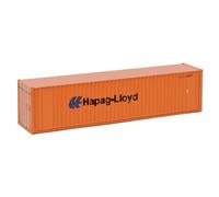 Walthers SceneMaster Modello in scala N di Hapag Lloyd 40' Hi Cube Ribbed Side Container 949-8804