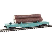 Walthers Trainline 931-1773 Log Dump Car with Logs Union Pacific