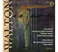 Walton / Anthony Marwood – Concerto per violino e Variazioni su un tema di Hindemith – CD – Hyperion