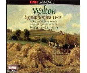 Walton: Symphonies 1 & 2 by Charles Mackerras, The London Philharmonic and London Symphony Orchestra - EMI /1989 EDITION
