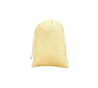 Waltonalice 10 sacchetti in velluto per gioielli, mini sacchetti regalo, piccoli sacchetti con cordino per gioielli, anelli, tappi per le orecchie, collana, beige, 13 x 18 cm