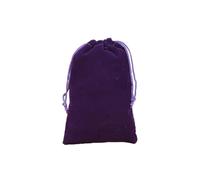 Waltonalice 10 sacchetti in velluto per gioielli, mini sacchetti regalo, piccoli sacchetti con cordino per gioielli, anelli, tappi per le orecchie, collana, viola profondo, 17 x 23 cm