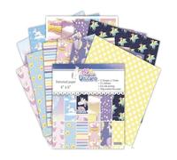 Waltonalice 24 pezzi di carta per album di ritagli, carta colorata per fai da te, fai da te, biglietti, accessori per scrapbooking, decorazione album fotografico, simpatici unicorni