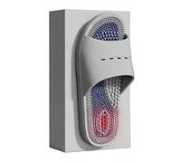 Waltonalice Pantofole per massaggio ai piedi, per uomo e donna, sandali a vuoto, morbide, antiscivolo, per fascite plantare, allevia la fatica, favorisce la circolazione sanguigna grigia EUR 40-41