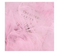 Waltonalice Runner da tavola con perline, velo da sposa, in tulle, tessuto a rete in organza, colorato, tessuto al metro, per matrimoni, compleanni, feste, baby shower, rosa, 200 x 160 cm